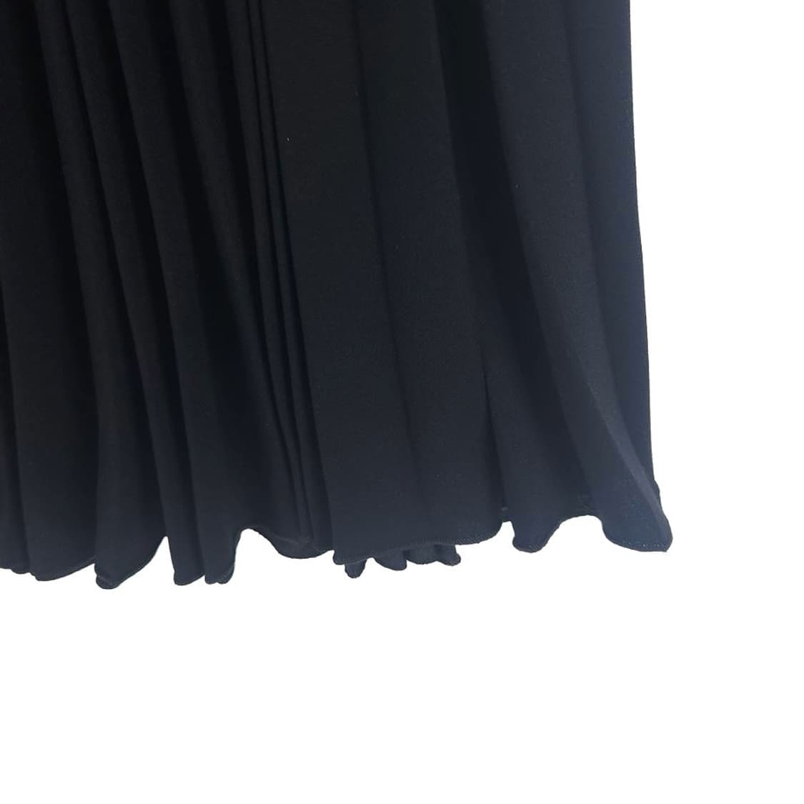 [여40]발렌티노 블랙 플리츠 스커트[Y63-223]/레이디블루 상품이미지4