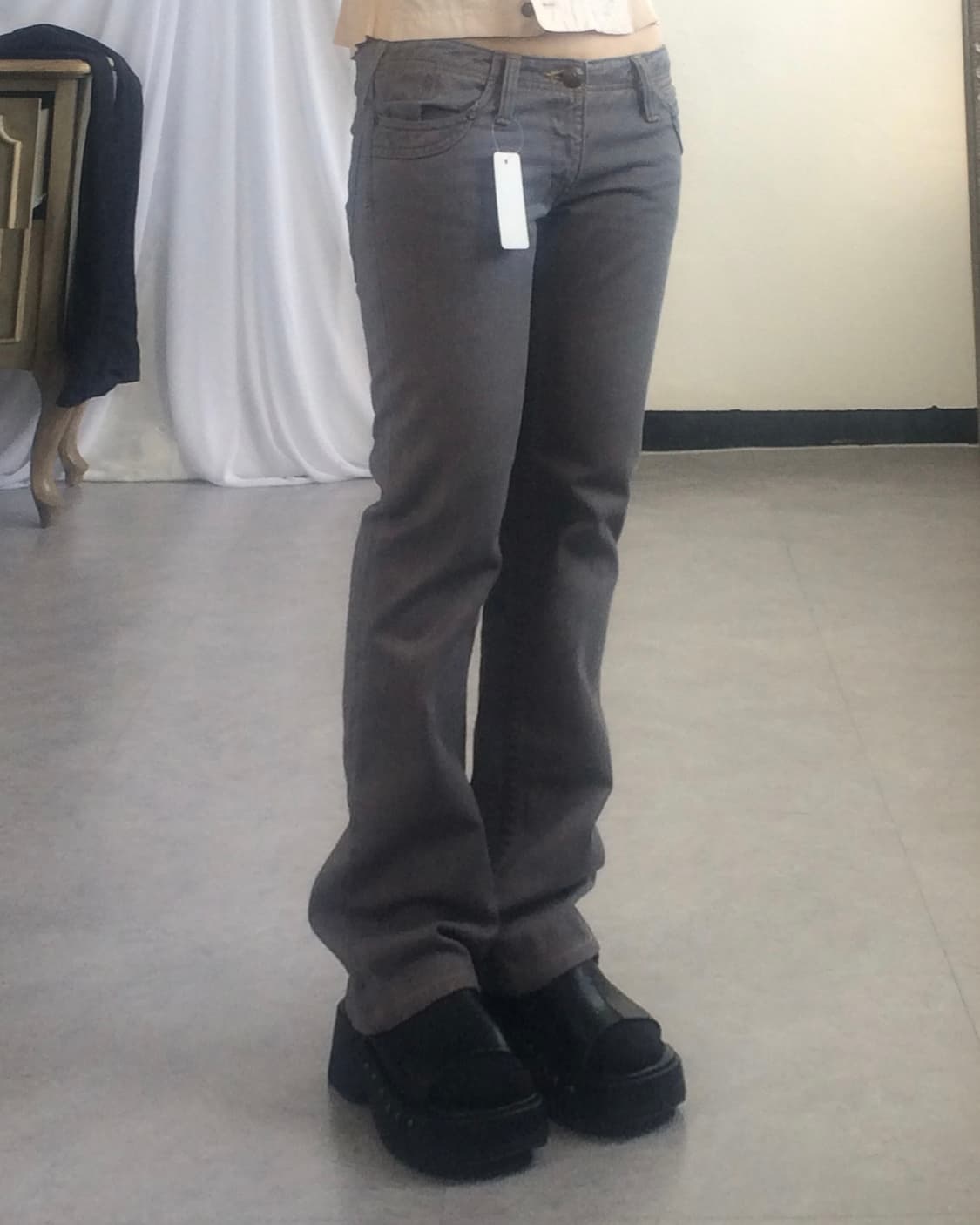 Pocket needle work point pants 상품이미지5