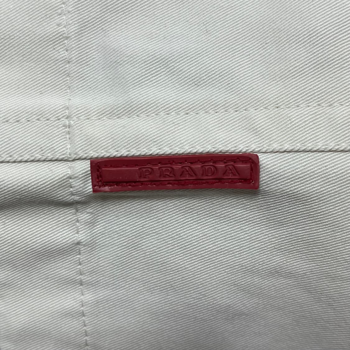 [40] 프라다스포츠 아이보리 코튼팬츠 상품이미지3