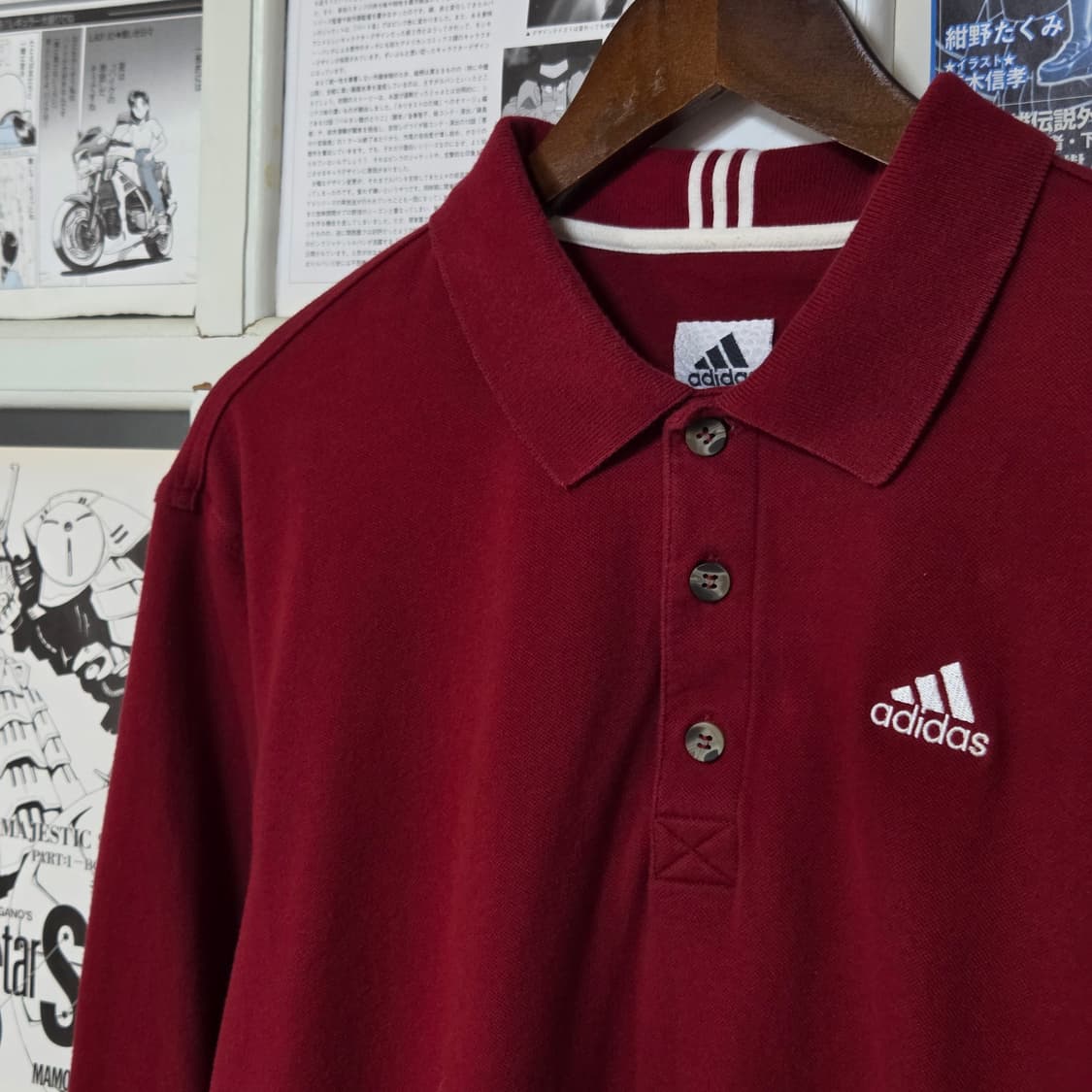 아디다스 일본판 레드 카라 PK 롱슬리브 상품이미지4