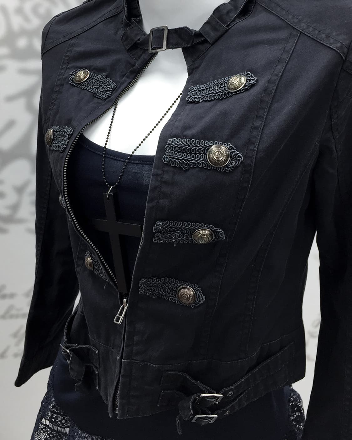 Dark Gothick Highneck Buckle Jacket 상품이미지5
