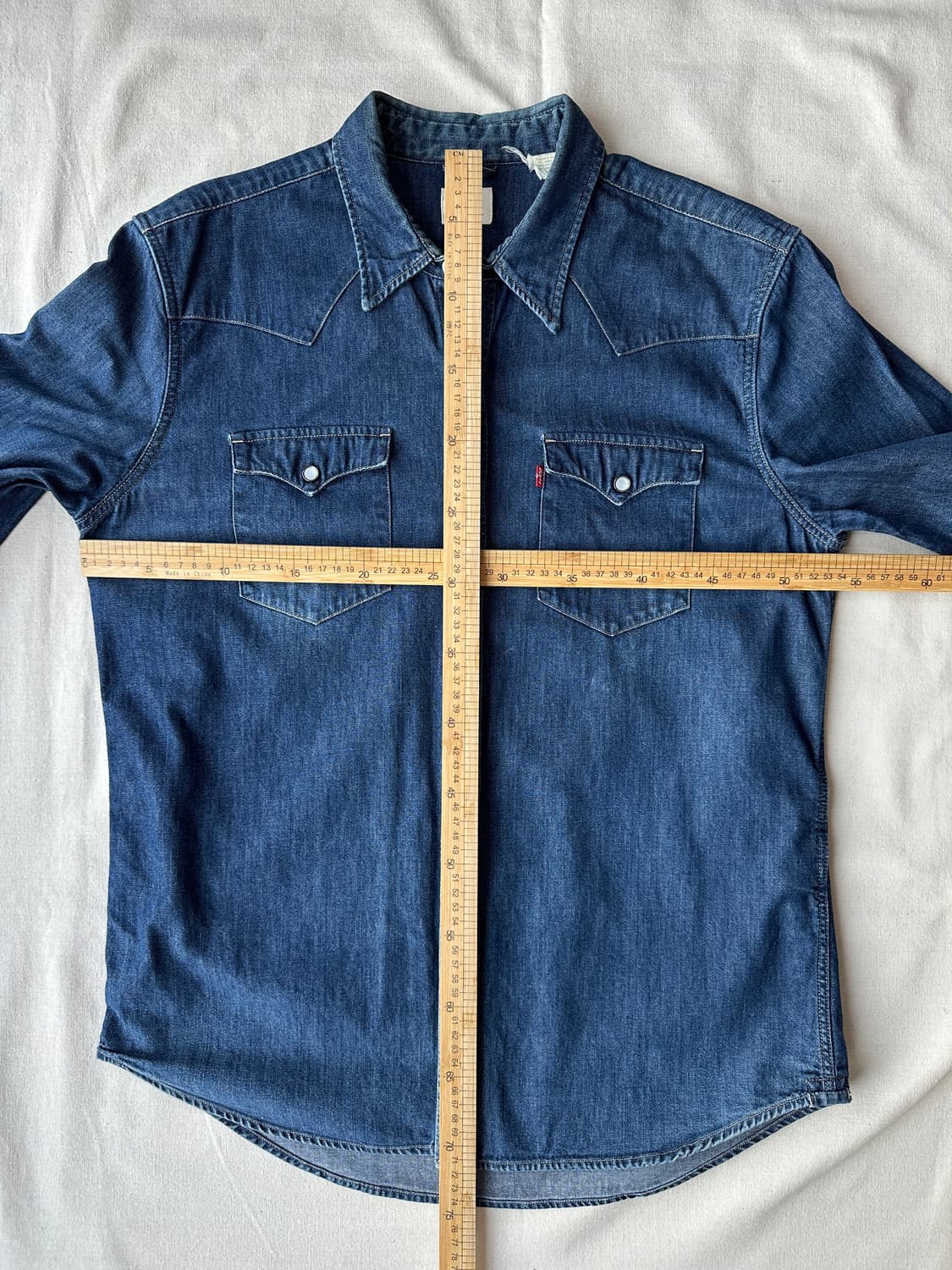 리바이스 웨스턴 데님 셔츠 L 상품이미지10