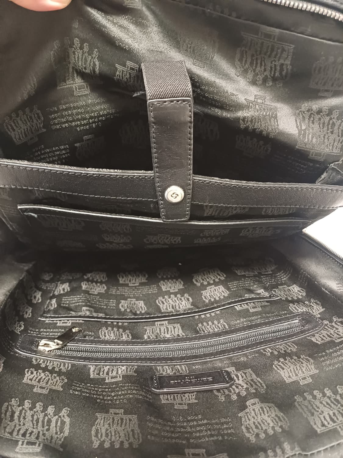 [희귀/가죽] 샘소나이트 제이몬(Jamon) 풀그레인 레더 백팩 상품이미지6