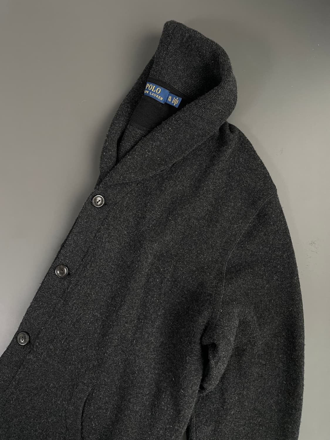 [XL] 폴로 랄프로렌 메리노 울 숄카라 가디건 상품이미지4
