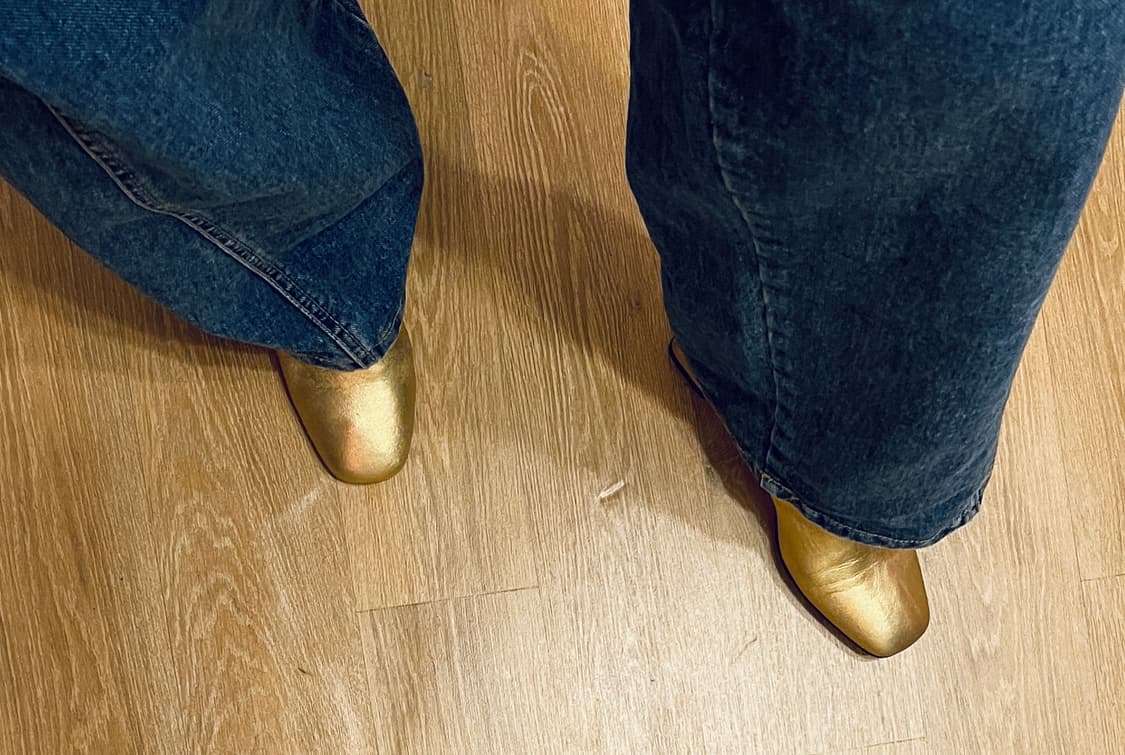 슈콤마보니 골드레더앵클 부츠 375(240) 상품이미지8