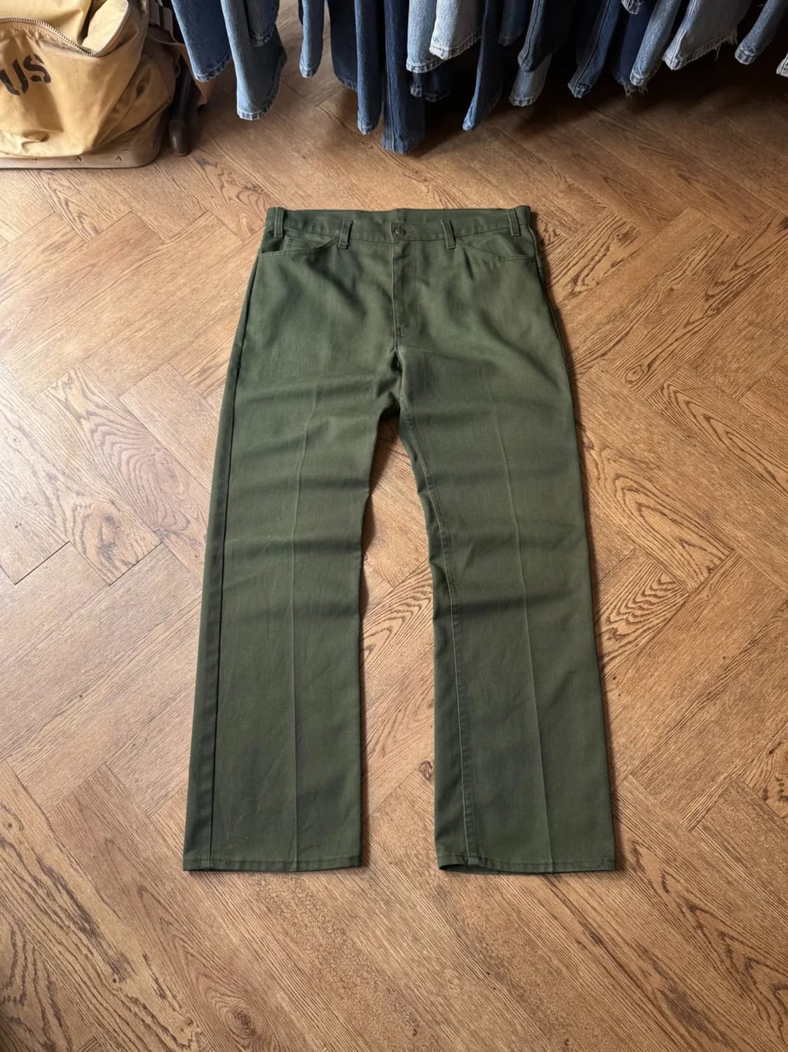 [38]90's 리바이스 STA-PREST 517 로커빌리 플레어 팬츠 상품이미지1