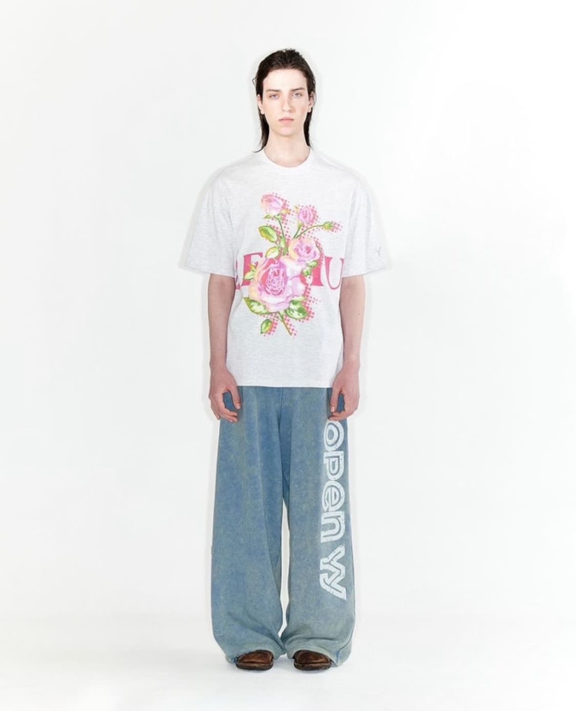 OPEN YY YY WIDE SWEATPANTS (윈터, 홍은채 착용) 상품이미지1