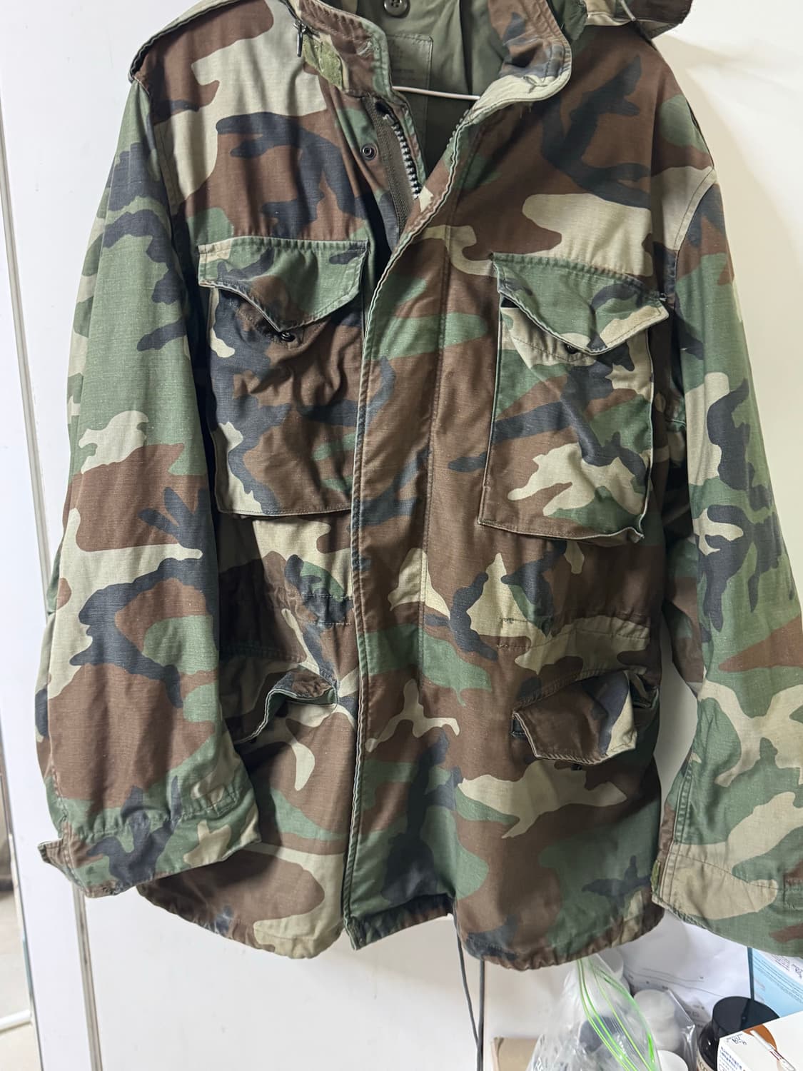 미군 카모 m65 필드자켓 xl 상품이미지1
