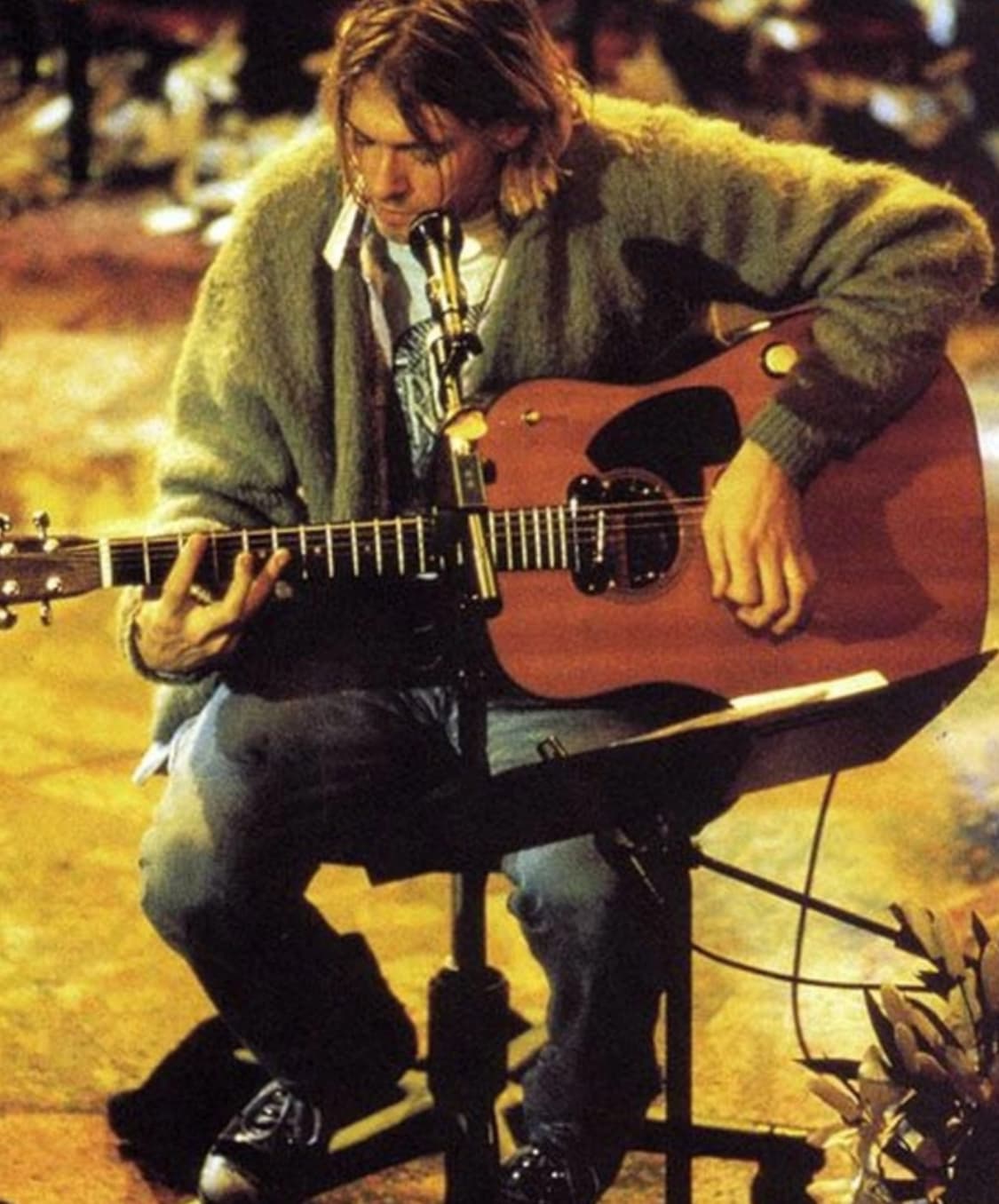 리얼맥코이 모헤어 가디건 L size 커트코베인 상품이미지2