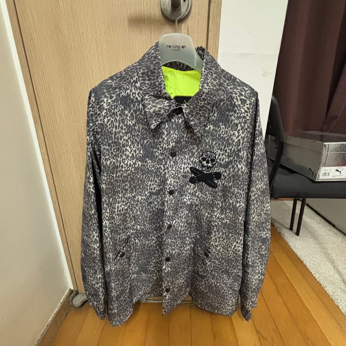 스틸 휠즈 레오파드 코치 자켓 상품이미지1