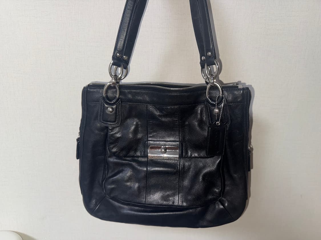 코치 블랙 빈티지 숄더백 y2k 상품이미지2