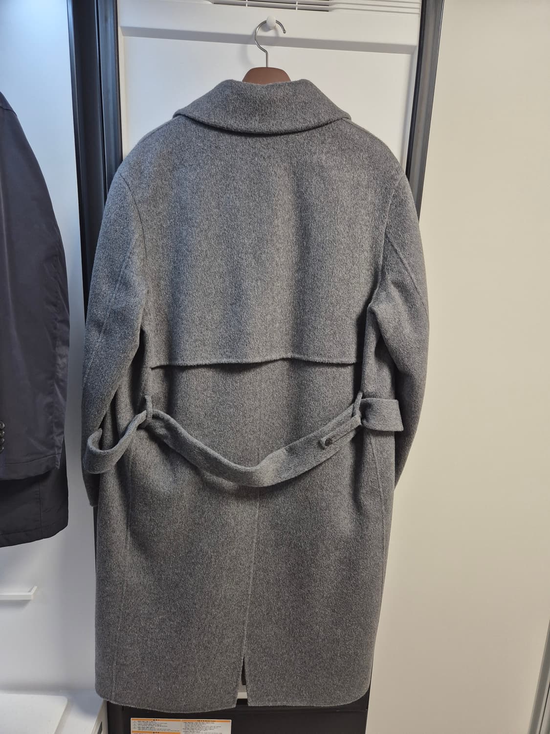 DKNY 그레이 벨티드 싱글 코트 L 상품이미지2