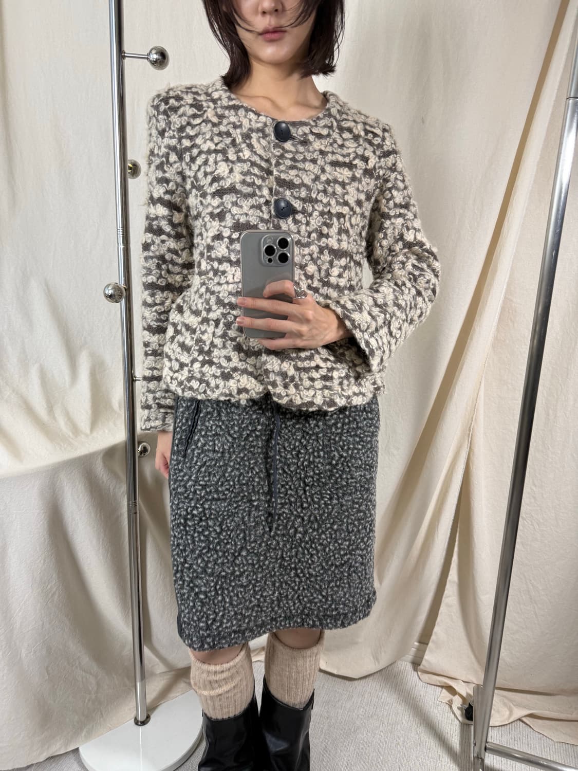 Createur 카라리스 자켓 상품이미지3