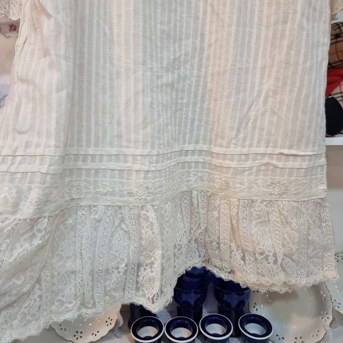 일본 감성 로맨틱 레이스 튜닉 블라우스 상품이미지8