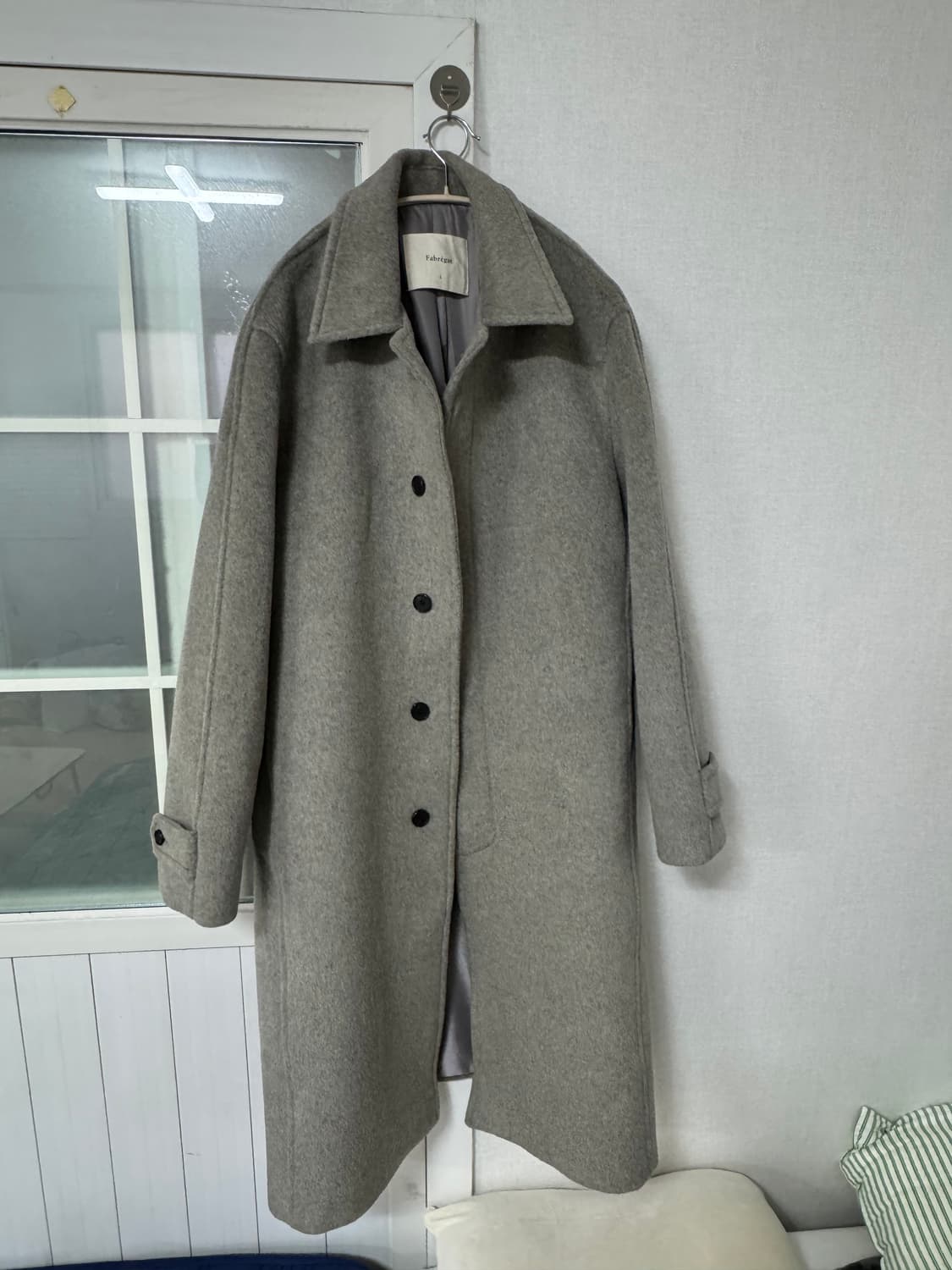 파브레가 알파카 코트 멜란지 토프 상품이미지1