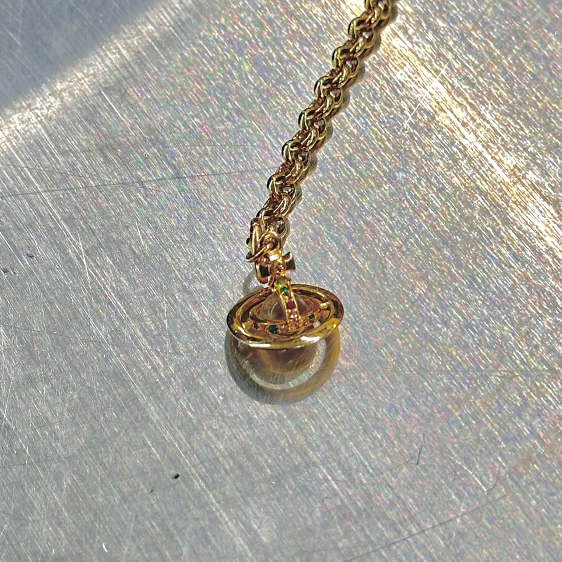 비비안웨스트우드 쁘띠 오브ORB 팔찌 골드 상품이미지3