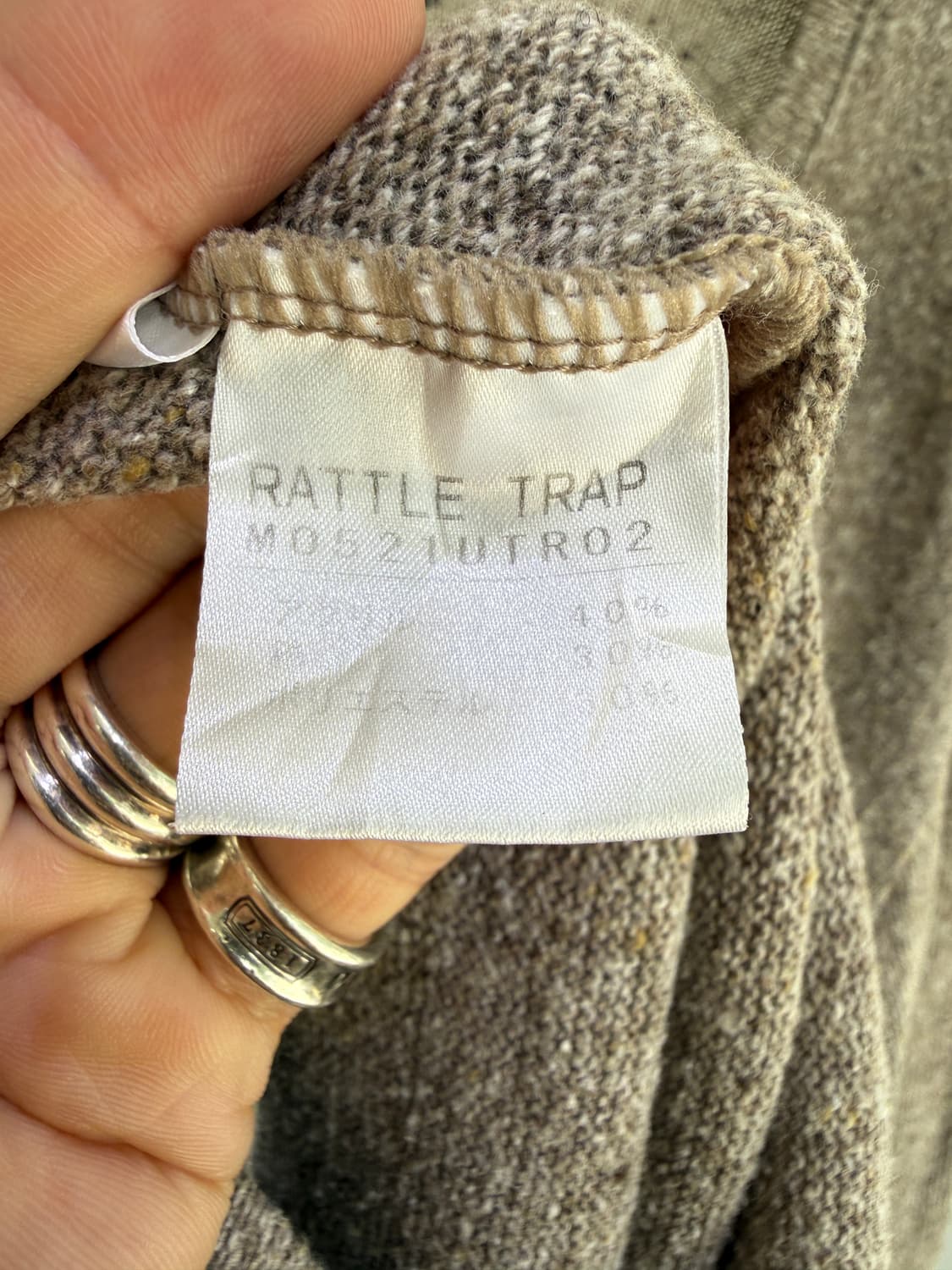 RATTLE TRAP (Made in Japan) 니트 가디건  상품이미지6