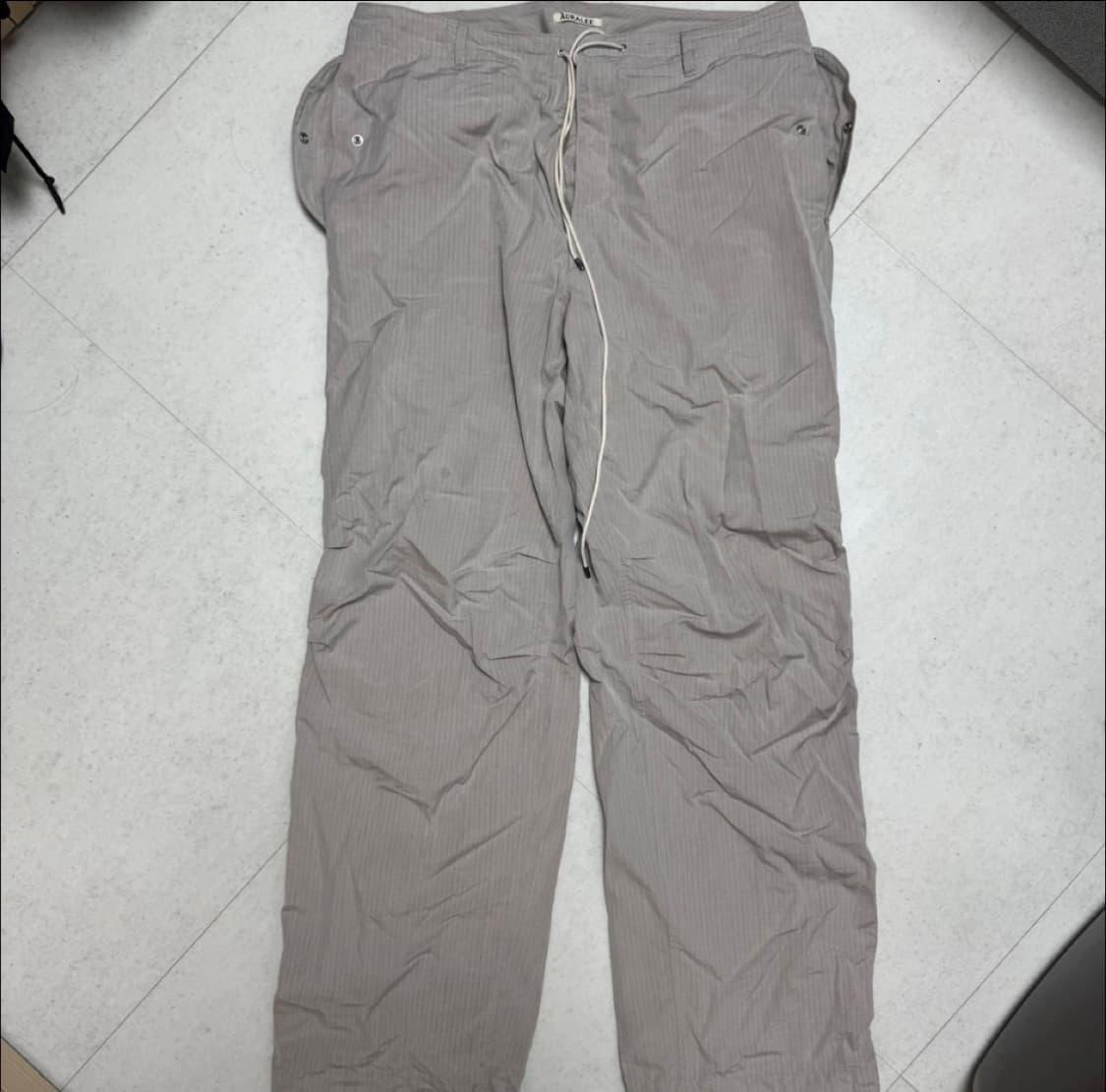 AURALEE 오라리 워시드 핀스 립스 탑 샴브레이 필드 팬츠 WASHE 상품이미지4