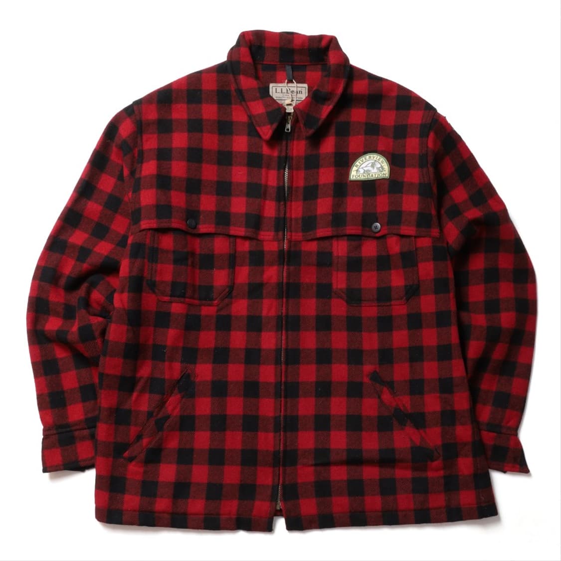 엘엘빈L.L.Bean Check Pattern Flannel Jacket 상품이미지2