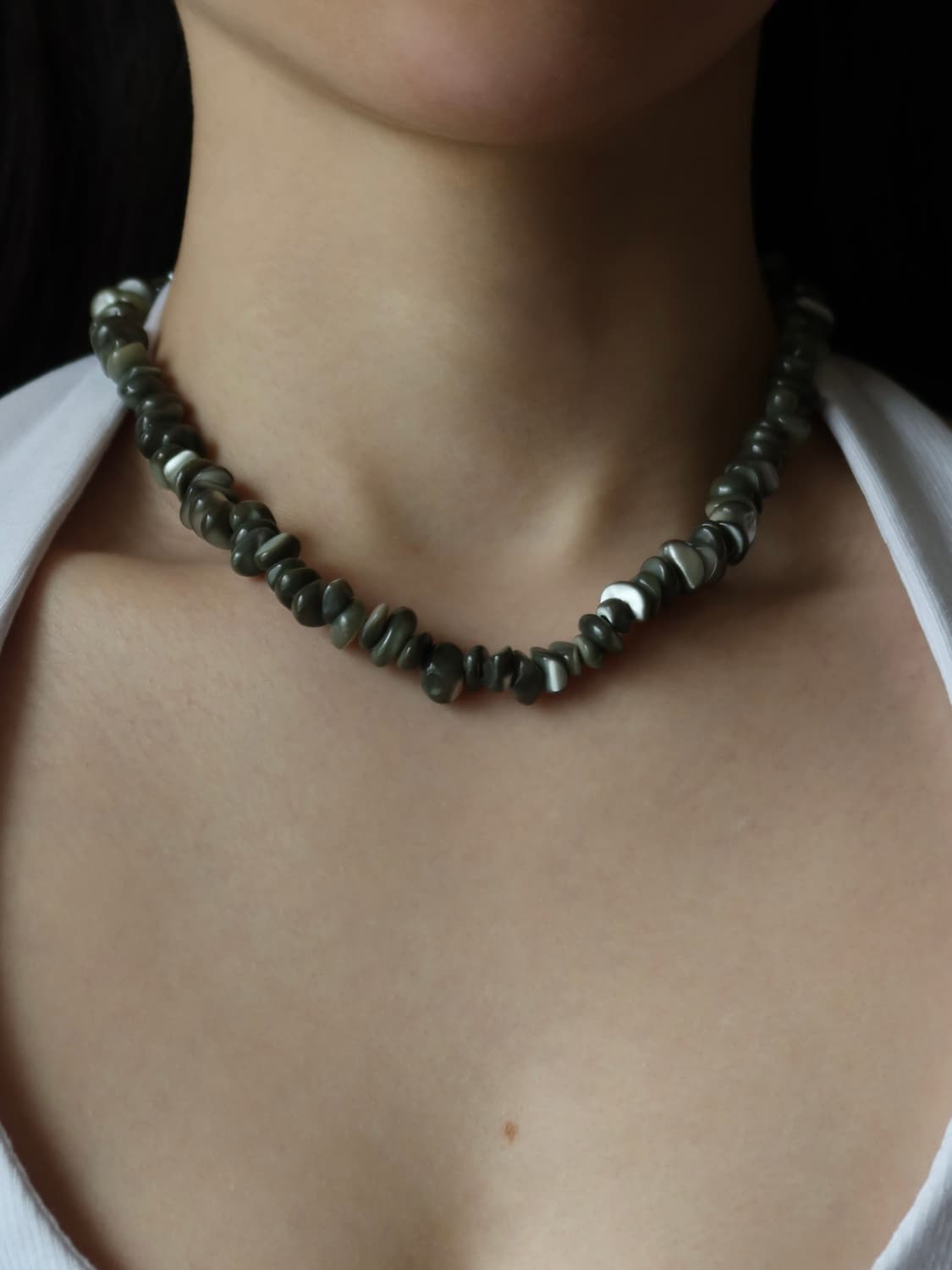marble stone necklace 상품이미지1