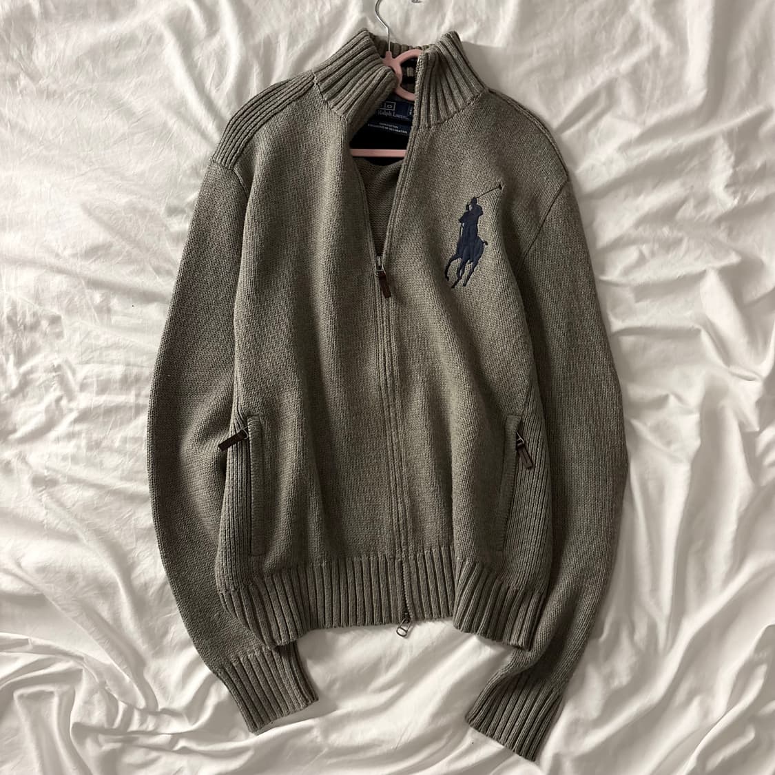 폴로 빅포니 니트집업 상품이미지1