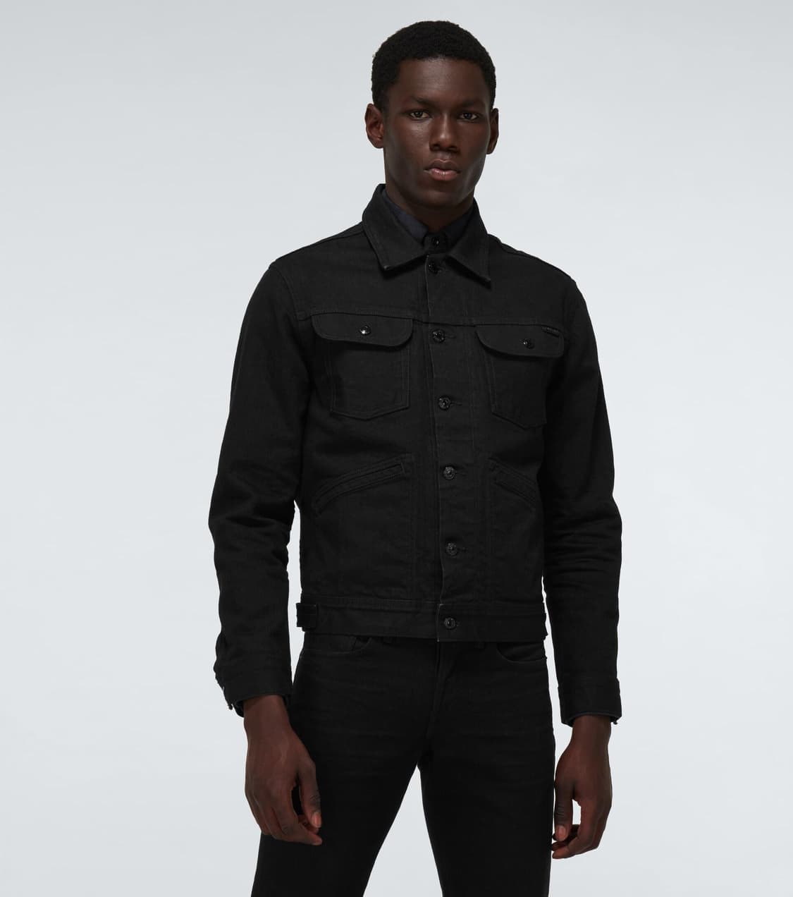 톰포드 재패니즈 셀비지 데님 트러커자켓 상품이미지1