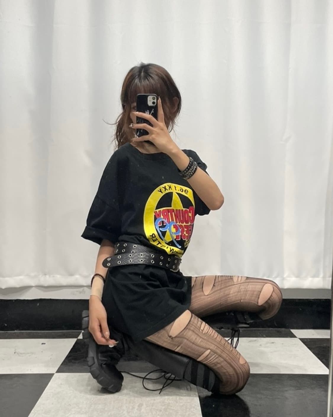 🎸블랙 프린팅 티셔츠🎸 상품이미지2