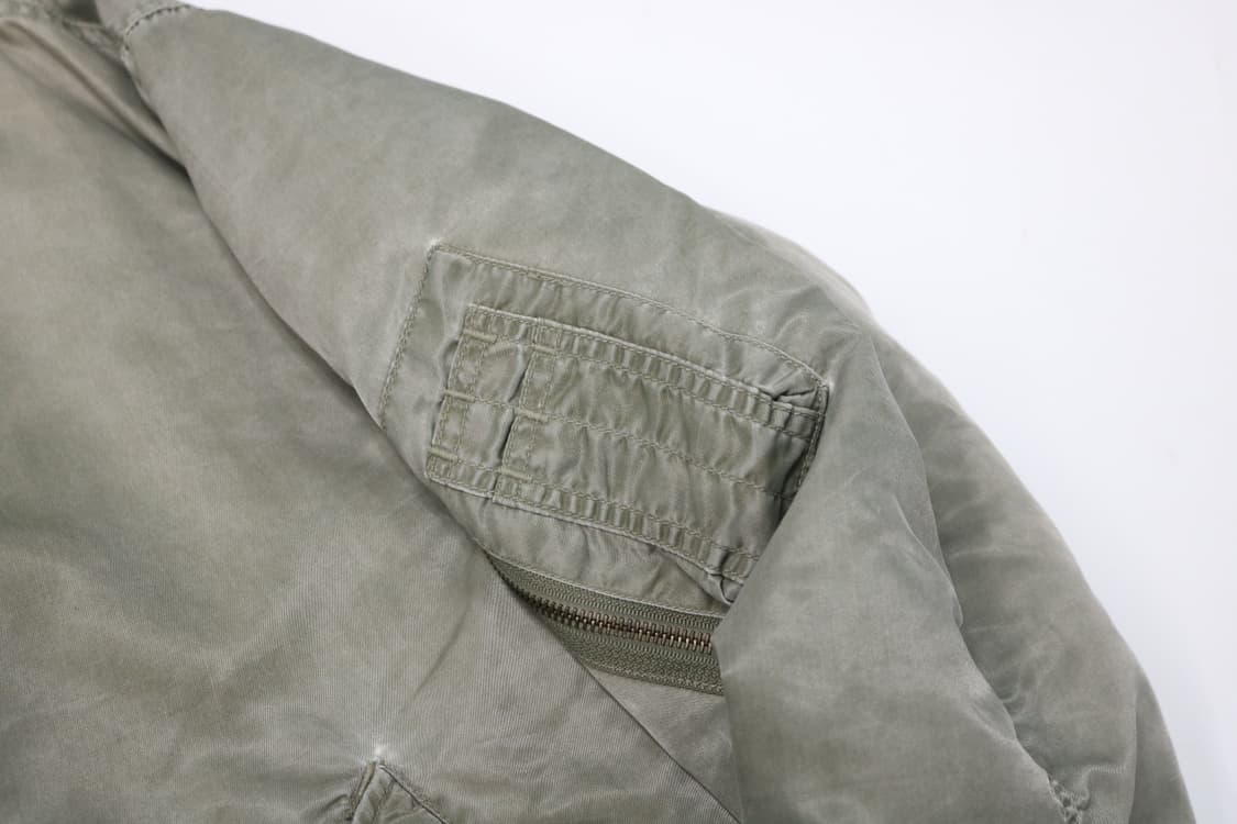 빈티지 미공군 MA-1 리버시블 플라이트 항공 점퍼 L 상품이미지5