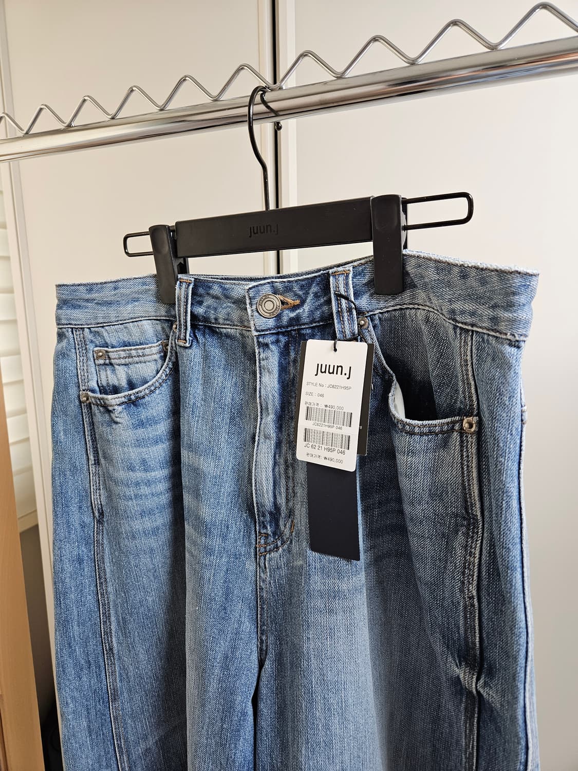 준지/ 26SS 꼼비네종 시그널 데님 C컬 8부 버뮤다 팬츠/ 46 상품이미지2