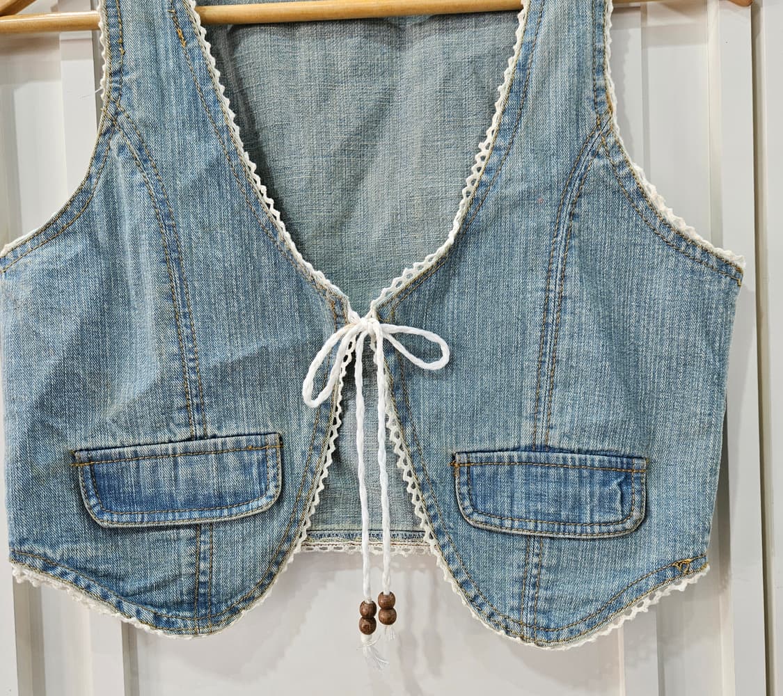 데님 레이스 베스트 상품이미지4