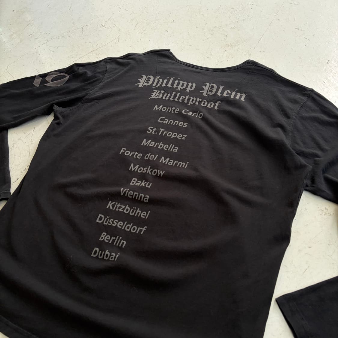 필립 플레인 빈티지 스컬 프린팅 롱슬리브 L 상품이미지10