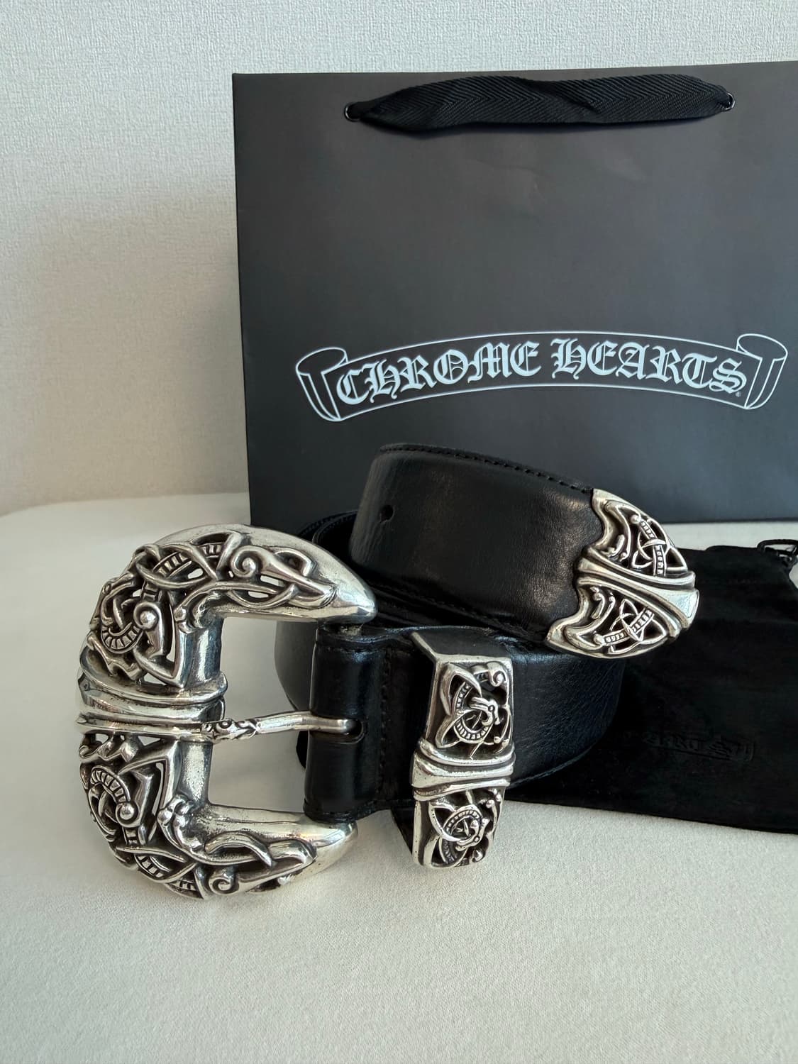 크롬하츠 3피스 벨트 상품이미지1