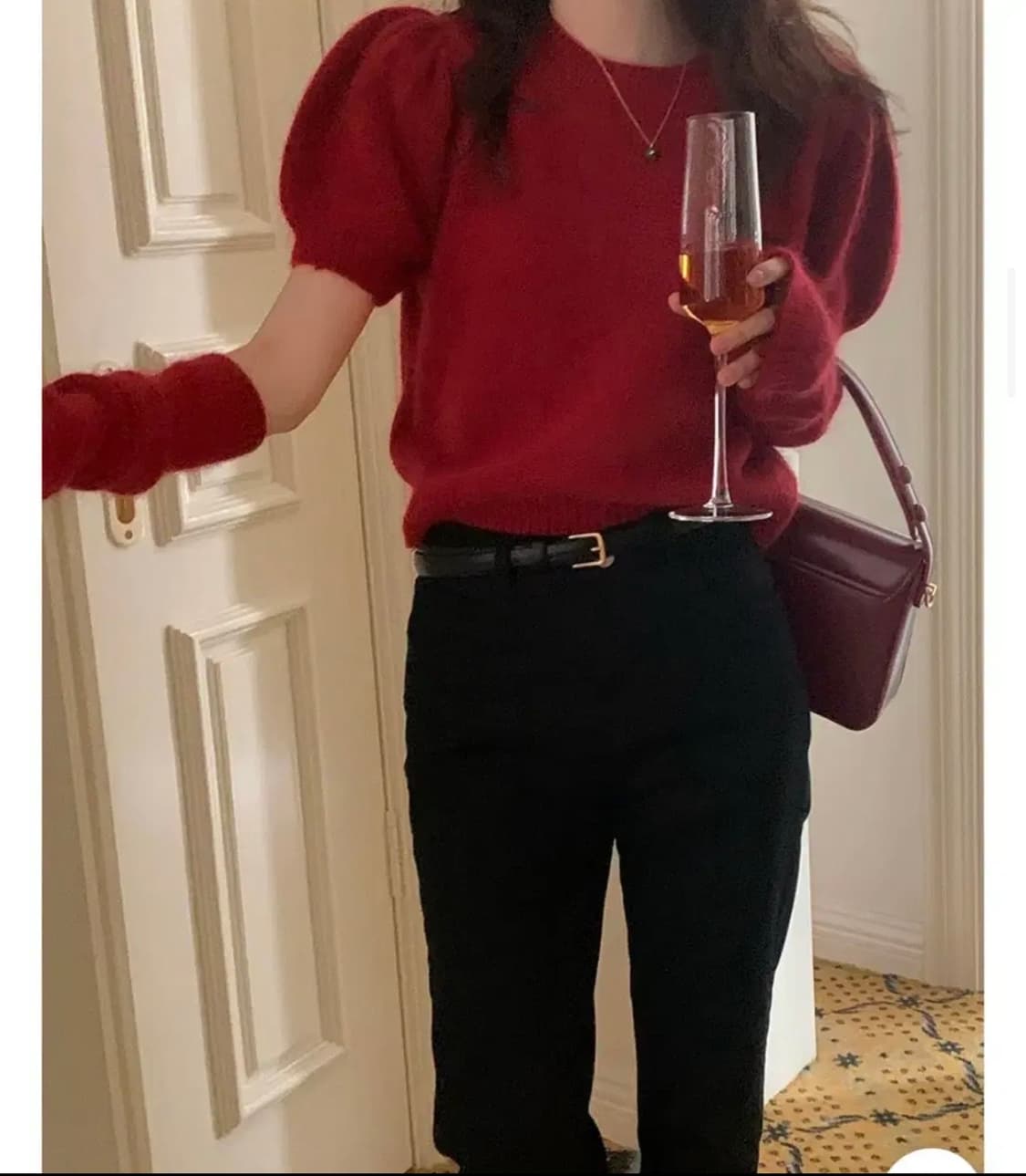 레드 앙고라 세트 상품이미지1