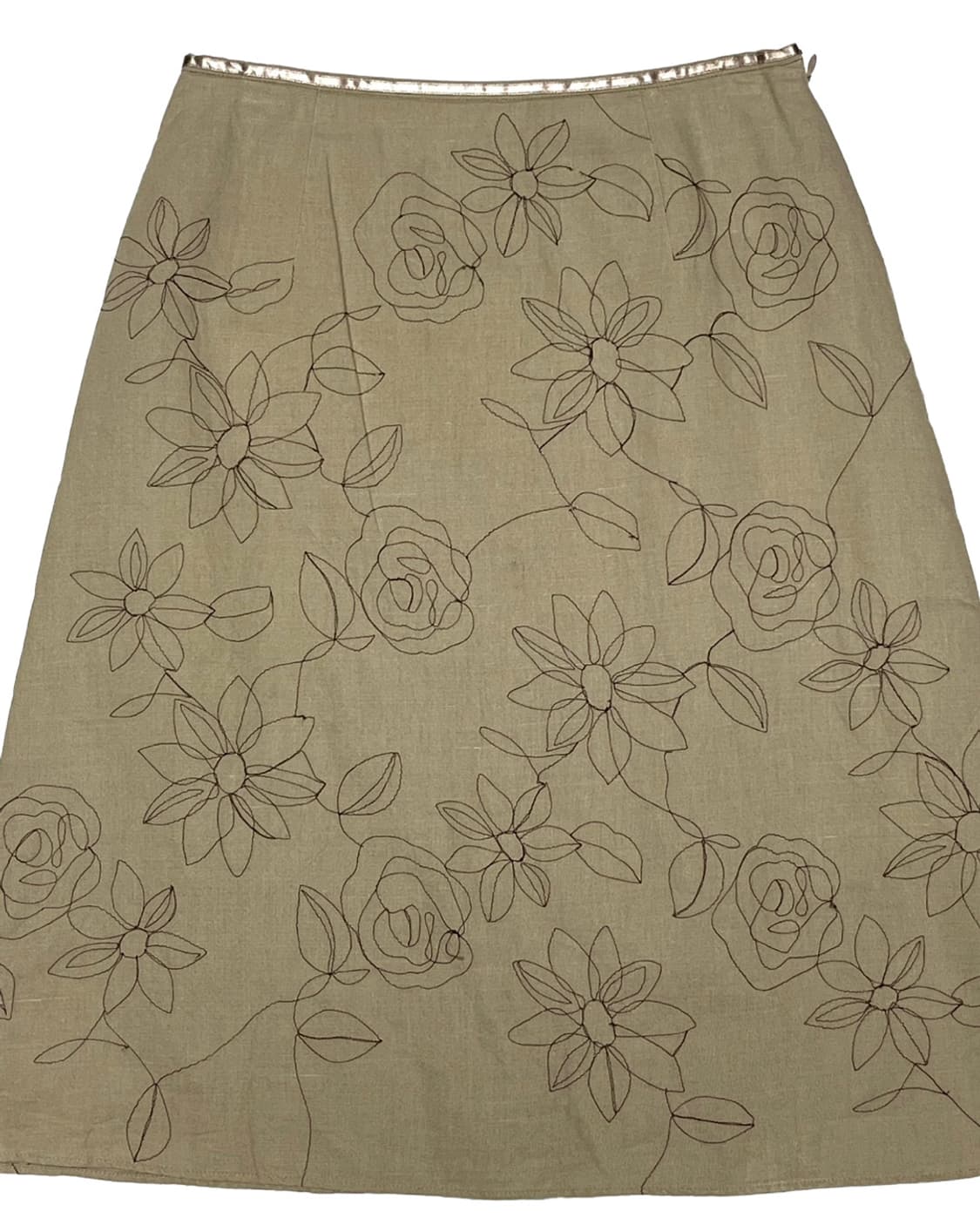 Flower stitch skirt 상품이미지3