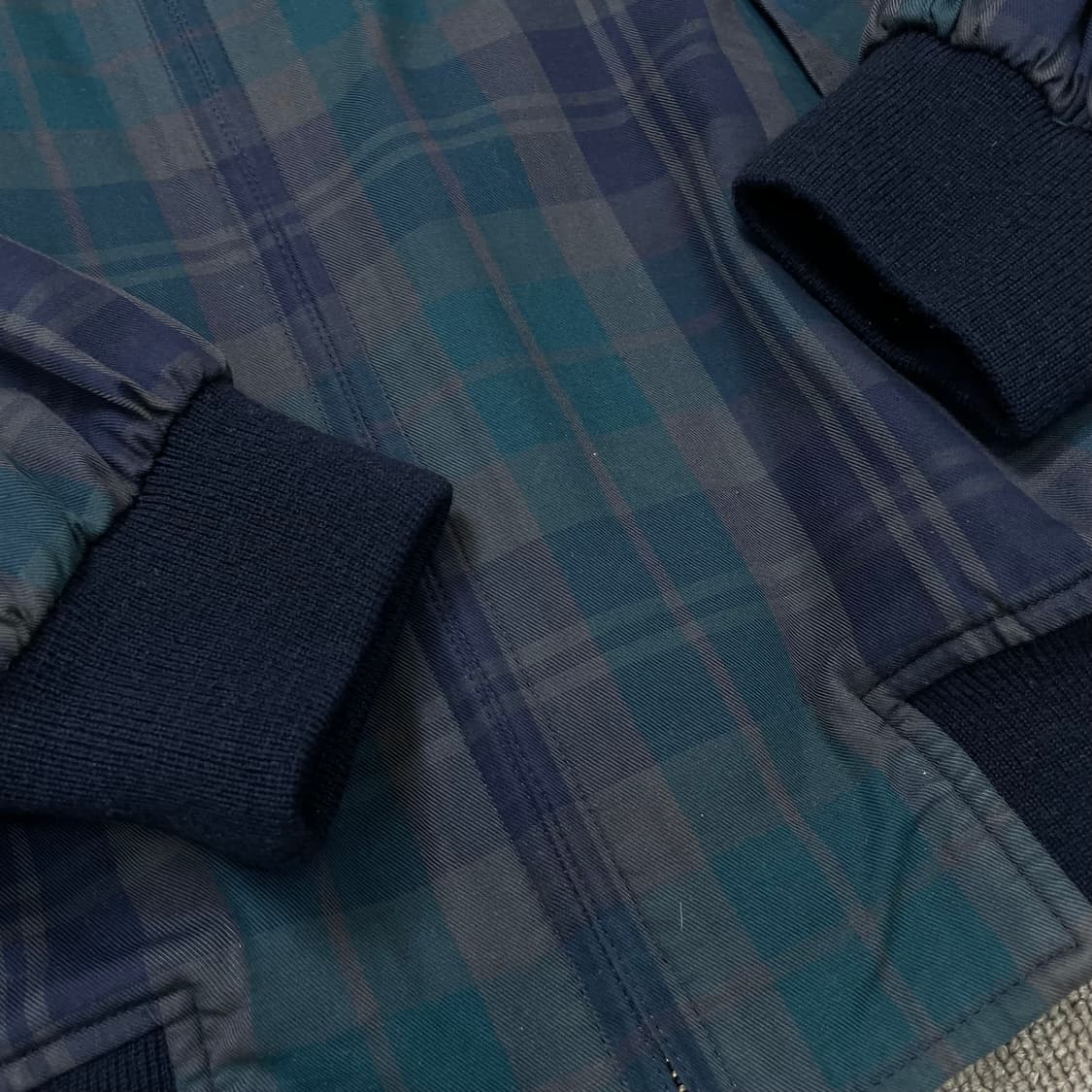 90s Munsingwear 먼싱웨어 체크 헤링턴 스윙탑 자켓  상품이미지4