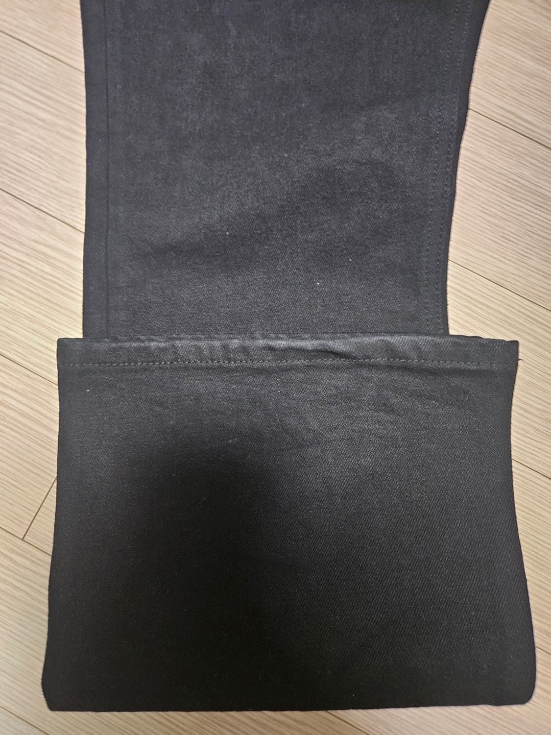 엑스트라오디너리 플레어 데님팬츠 블랙 L 팝니다 상품이미지3