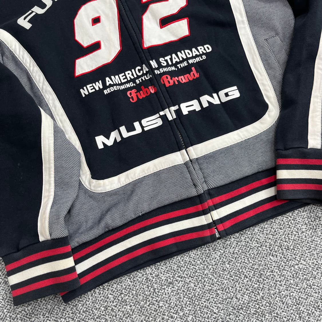 <빈티지 레이싱 후드 집업> No.1272 상품이미지8