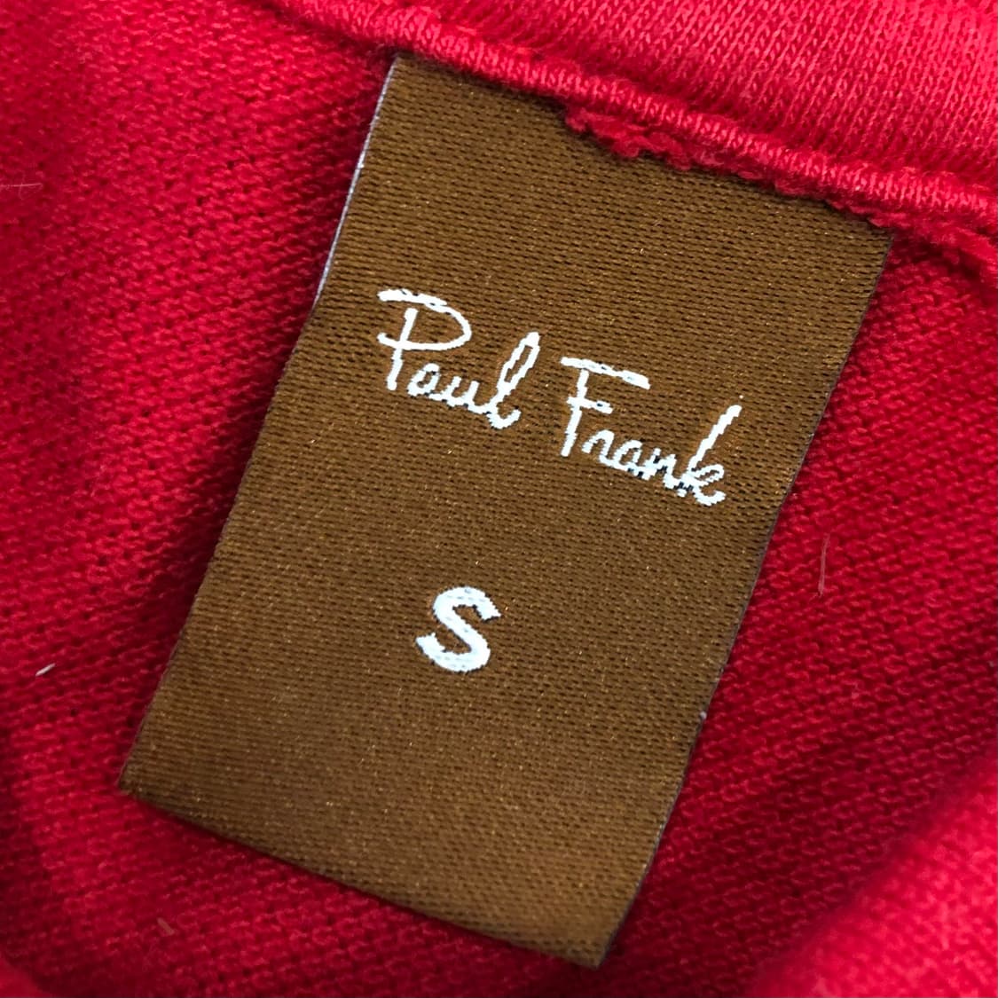 폴프랭크 레드 카라 티셔츠 상품이미지4