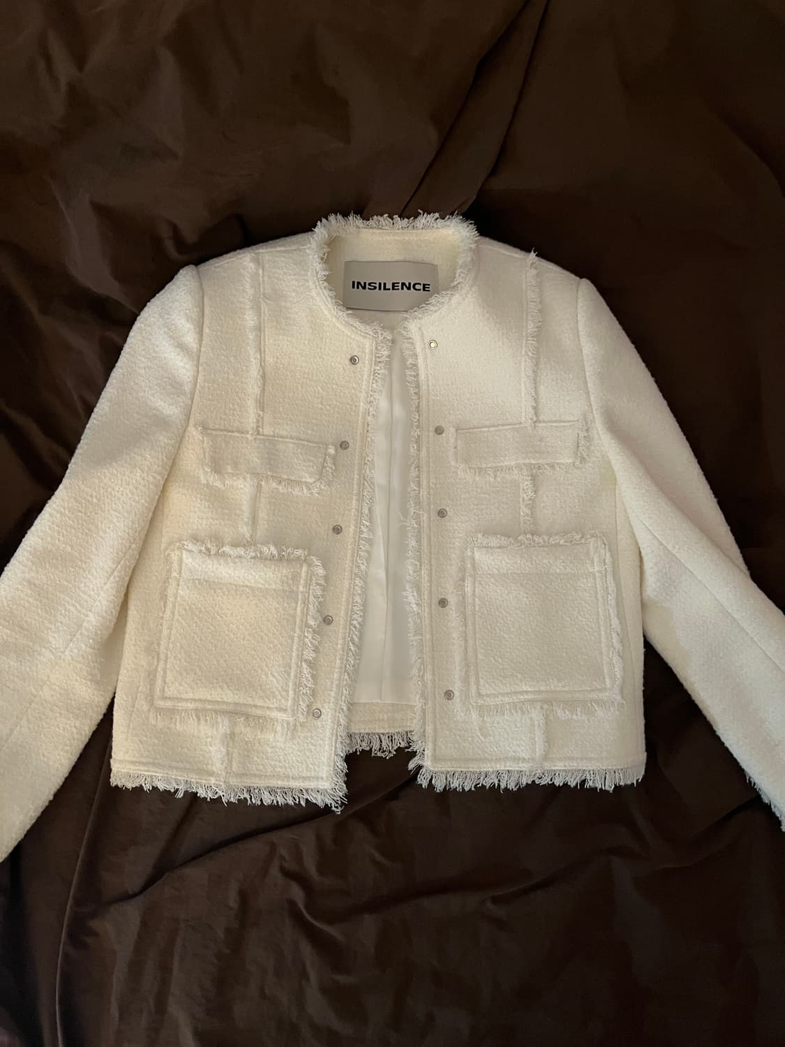 인사일런스 우먼 트위드 자켓 상품이미지1