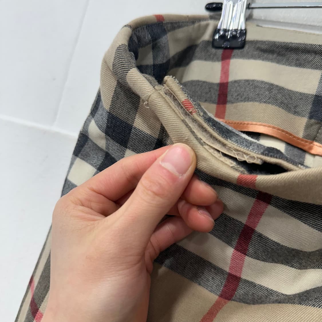 버버리 노바 체크 랩스커트 상품이미지4