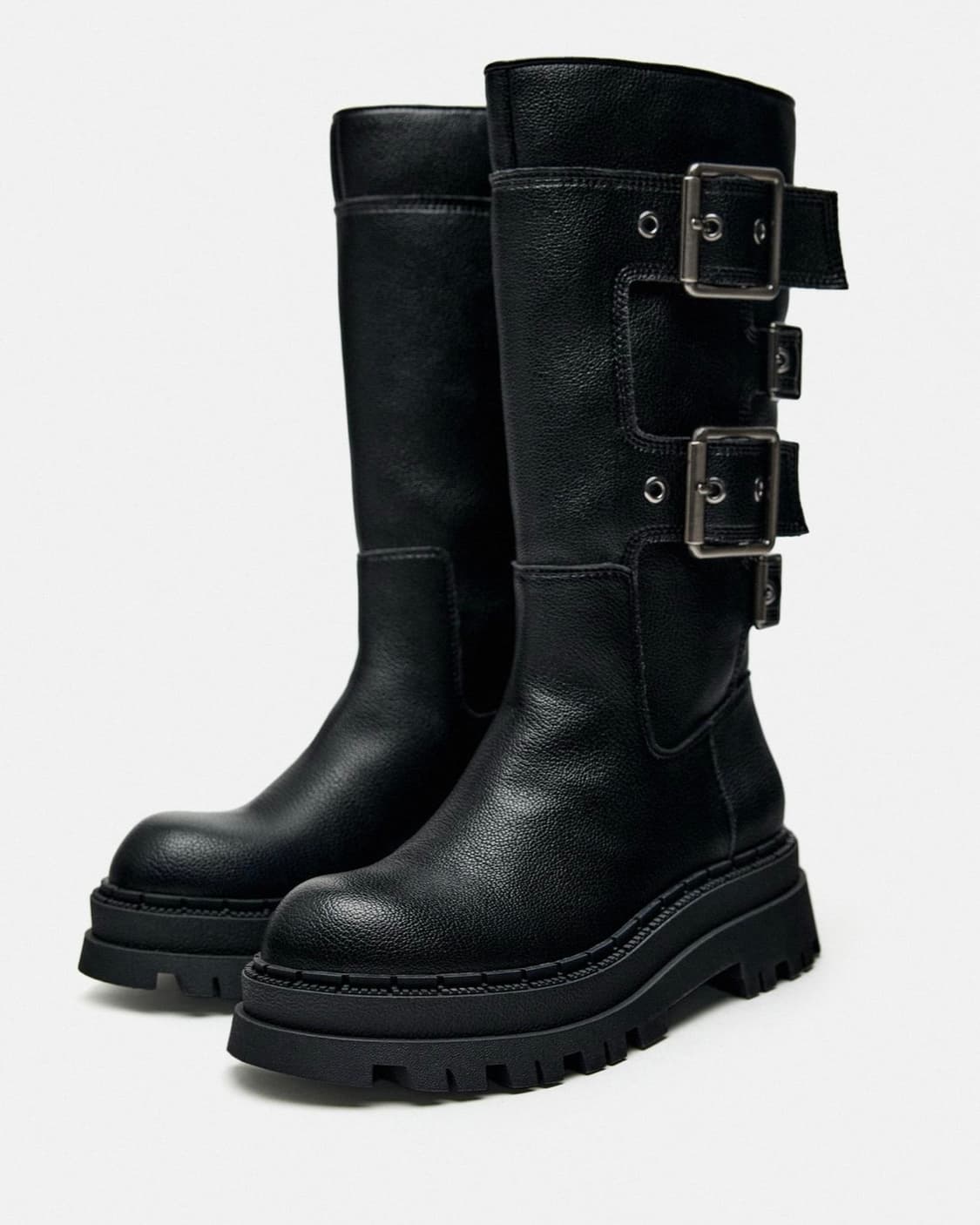 Zara 러그솔 버클 부츠  상품이미지2