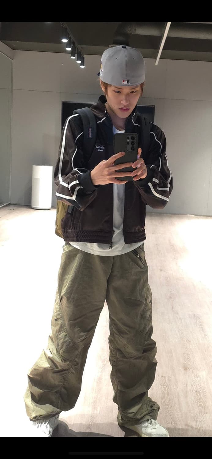 앤더슨벨 제노 멀티 밀러터리 팬츠 46 라이즈소희 착용 상품이미지1