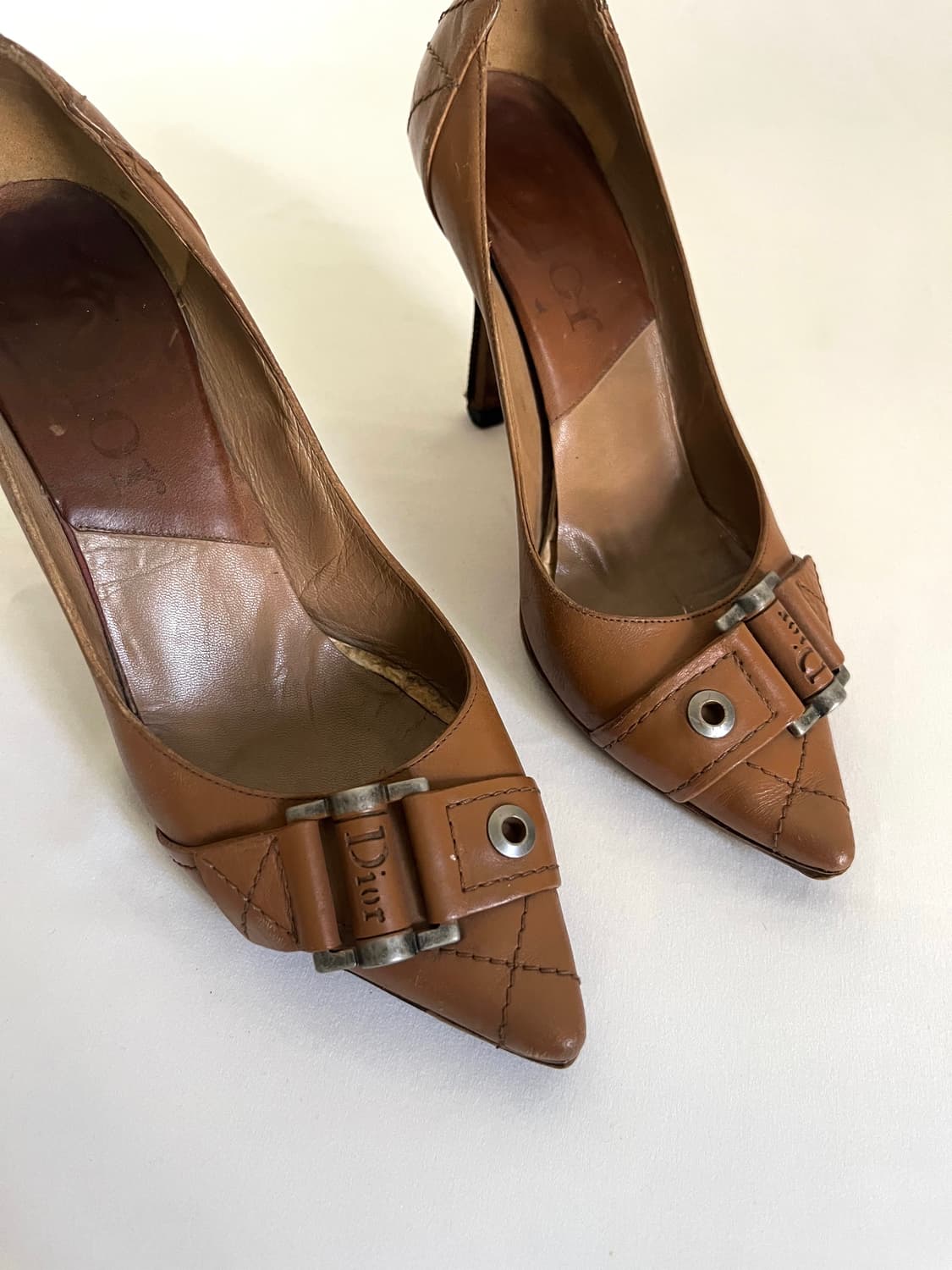 Dior 00s 디올 빈티지 버클 힐 상품이미지6