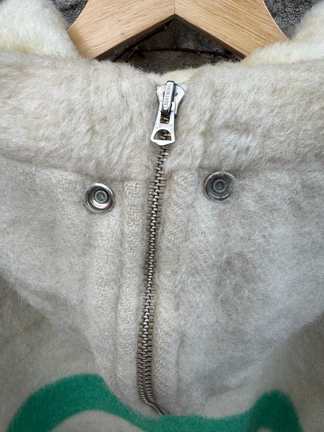 50s 허드슨베이 빈티지 양모 블랭킷 코트 상품이미지8