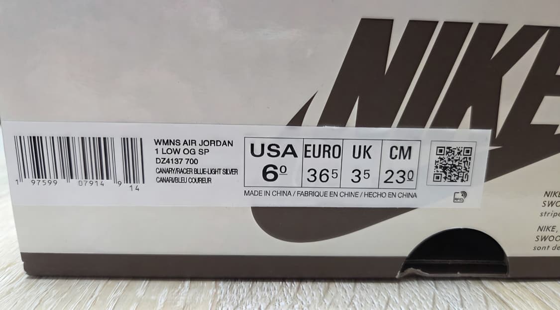 [230]조던1 트래비스스캇 카나리(W) 상품이미지3