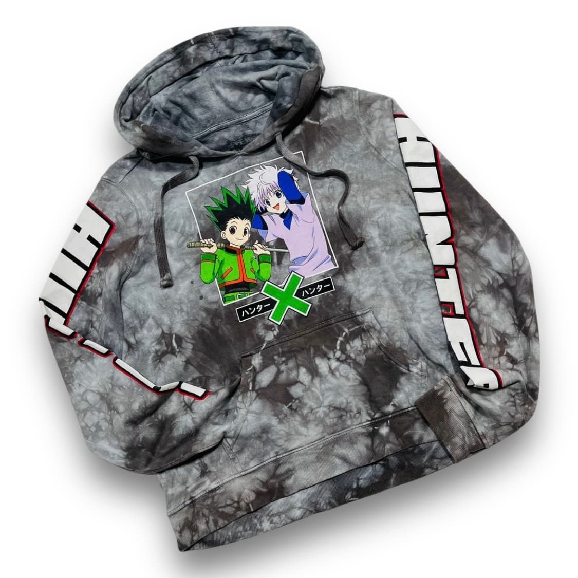 헌터 x 헌터 곤 & 키르아 타이다이 빈티지 후디 상품이미지1