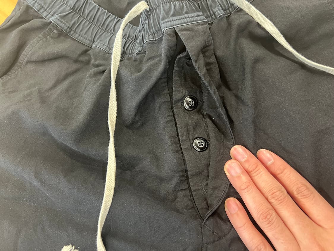 15F/W릭오웬 울비스코스 09블랙 팬츠 팝니다. 상품이미지4