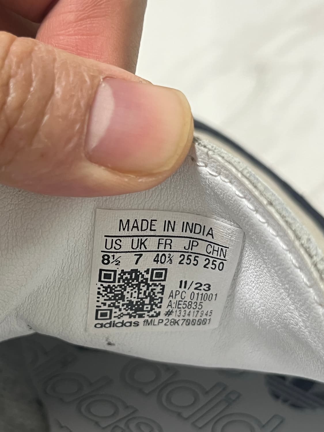 아디다스 삼바 OG 퍼티그레이 255 상품이미지8