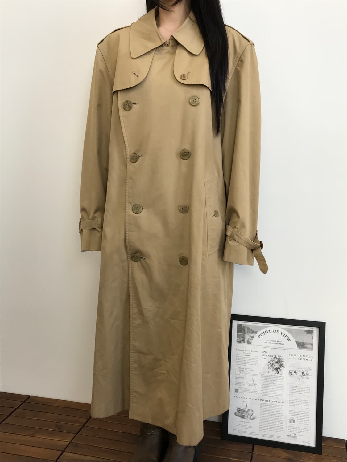 Vintage Burberrys Trench Coat Beige 상품이미지2