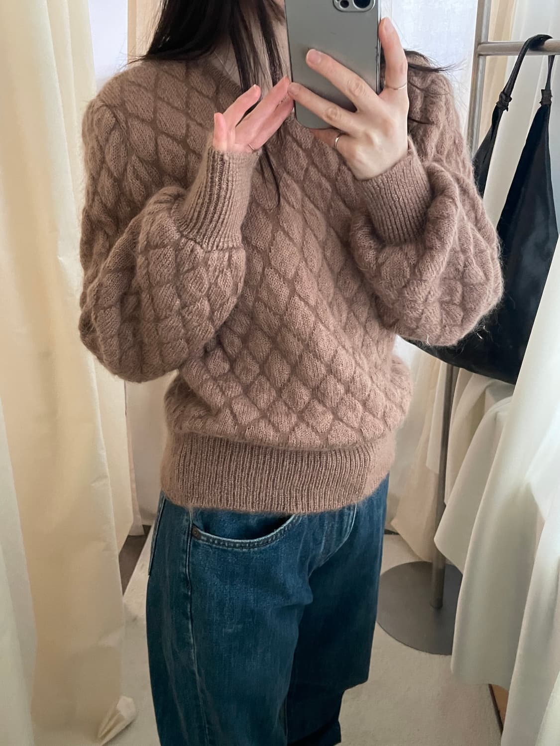 vintage mocha argyle knit 상품이미지9